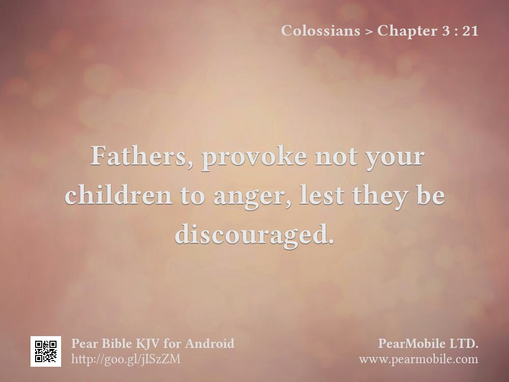 Colossians, Chapter 3:21